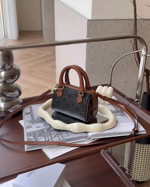 圖片 【CELINE】凱旋門迷你波士頓 深老花