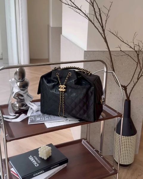 圖片 【CHANEL】25BAG 中號 黑金