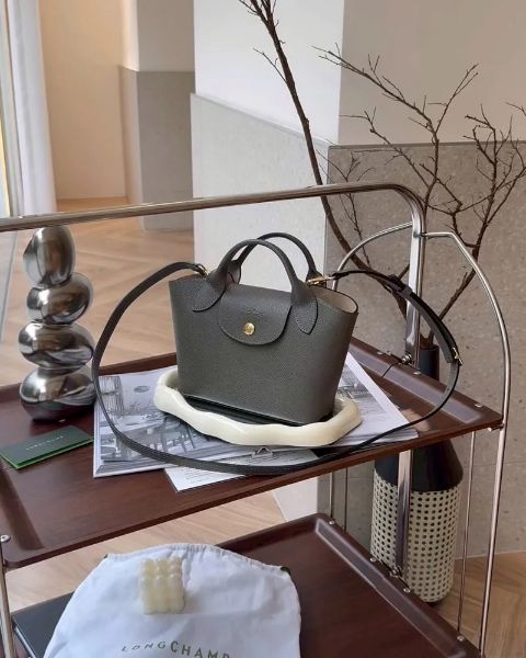 圖片 【LONGCHAMP】EPURE 元寶包 XS 斑鳩灰