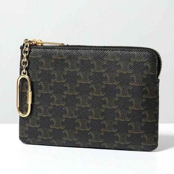 圖片 《我最便宜!全新正品》CELINE 標誌印花零錢包 附鑰匙扣