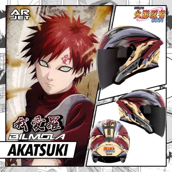 圖片 【台中硬了安全帽】BILMOLA  AR-JET 3/4罩 X 火影忍者 疾風傳 我愛羅 新品 含稅 台灣公司貨