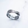 圖片 【手工客製銀飾】雙圈交疊 |個性造型 999純銀手工戒指| 大員囡仔