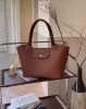 圖片 【LONGCHAMP】EPURE 牛皮托特包 棕色