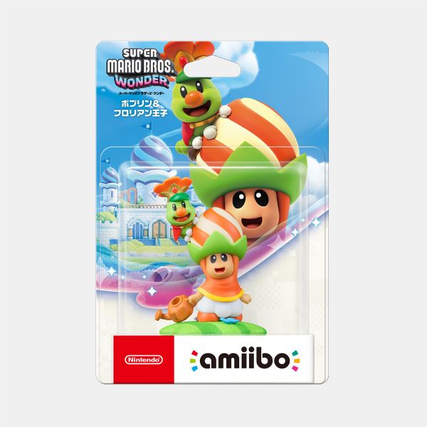 圖片 （預購）2026-03-26 amiibo 公仔 苞普林&花洛里安王子 超級瑪利歐兄弟 驚奇 系列
