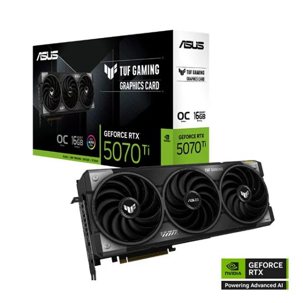 圖片 華碩 TUF-RTX5070TI-O16G-GAMING(2610MHz/33cm/三風扇/註五年)