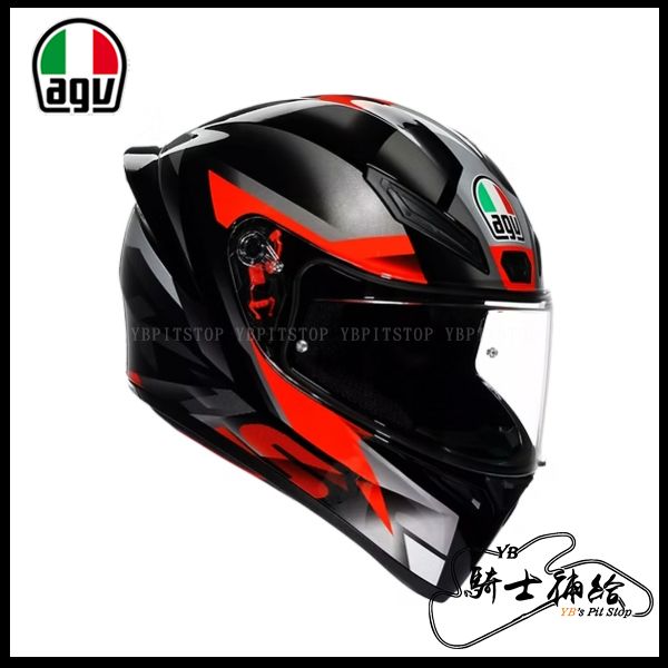 圖片 AGV K1 S Fastlap Black Grey Red 亞洲版 K1S 義大利 安全帽
