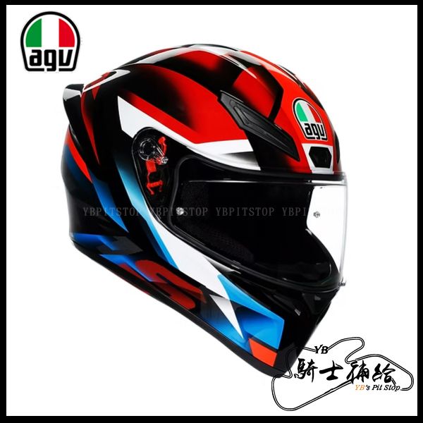 圖片 AGV K1 S Fastlap Black Red Blue 亞洲版 K1S 義大利 安全帽