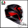 圖片 AGV K3 Striga Black Grey Red 亞洲版 安全帽 內墨片 實體門市