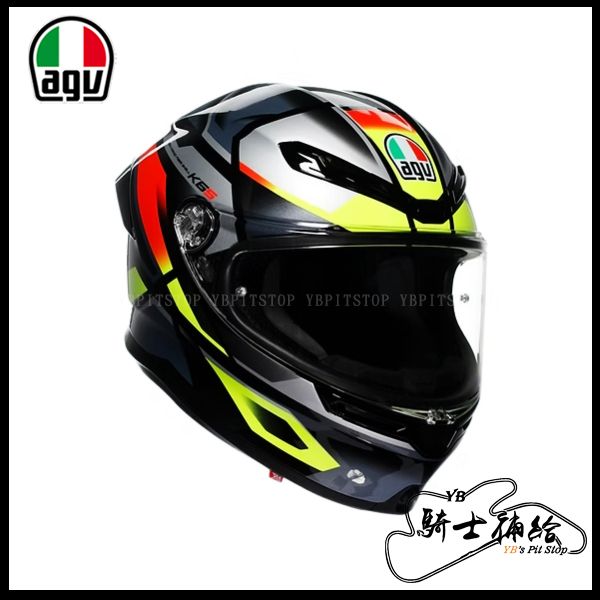 圖片 公司貨 K6 S Erazer Black Red Yellow 亞洲版 安全帽 K6S 輕量 大鴨尾