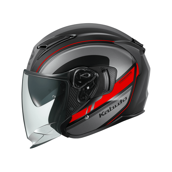 圖片 OGK KABUTO EXCEED2 RIDGE 消光黑灰 代理雙D釦 安全帽 內墨片 EXCEED