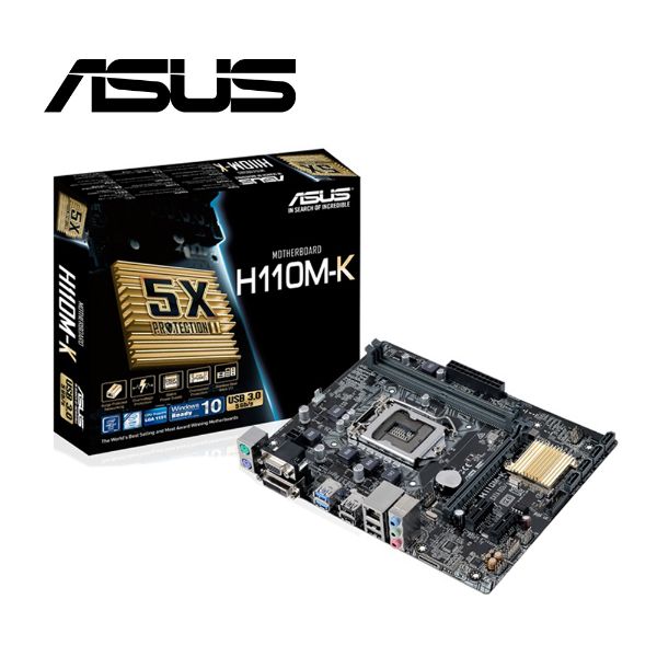 圖片 【ASUS 華碩】H110M-K 主機板 (DDR4) 