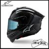 圖片 ALPINESTARS S-R10 SOLID BLACK 亮黑 亞洲版 SR10 A星 安全帽