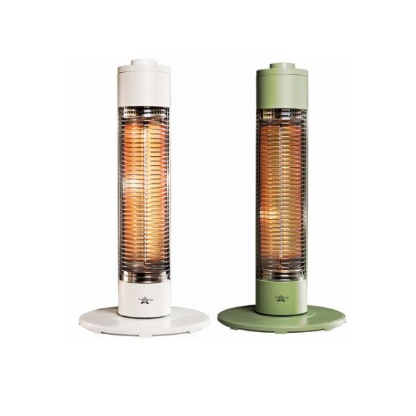 圖片 ALADDIN 阿拉丁【日本 阿拉丁】0.2秒瞬熱石墨遠紅外線電暖器SH-G600T綠色/白色(支援室內/戶外/露營)