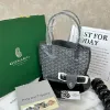 圖片 Goyard Anjou Mini Bag 灰色附磁吸包夾