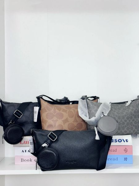 圖片  Coach 男款1+1小郵差包/流浪包