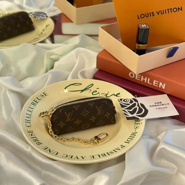 圖片 LOUIS VUITTON M25694 吊飾零錢唇膏收納包
