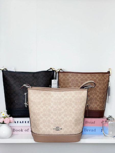 圖片  Coach拉鍊水桶包 流浪包 肩背包 斜背包