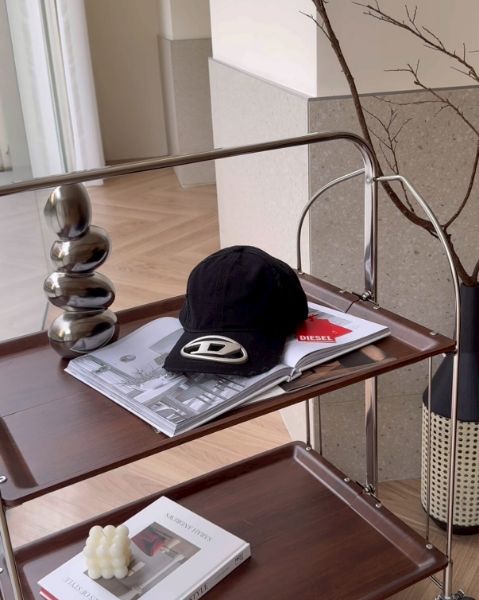 圖片 【DIESEL】C-BEAST-A1 簍空棒球帽 黑色