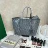 圖片 Goyard Saint Louis PM 灰色托特包附磁吸包夾