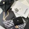 圖片 CHANEL COCO 26P 黑金L型拉鏈卡夾包