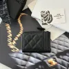 圖片 CHANEL COCO 26P 黑金L型拉鏈卡夾包