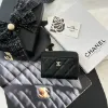 圖片 CHANEL COCO 26P 黑金L型拉鏈卡夾包