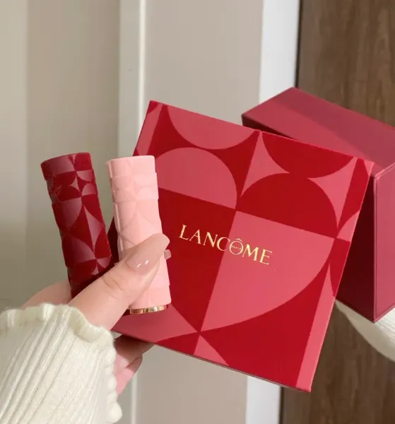 圖片 LANCÔME 蘭蔻 2026情人節限定 啞光絲絨唇膏 禮盒組