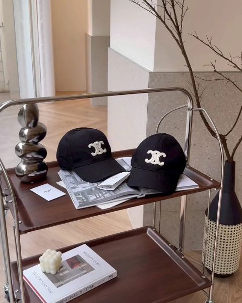 圖片 【CELINE】凱旋門棒球帽 黑色