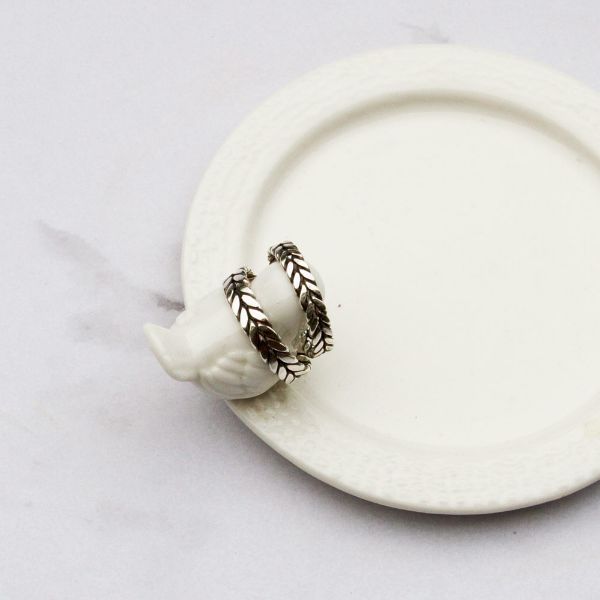 圖片 【手工客製銀飾】心印 | 純銀情侶對戒 | 大員囡仔