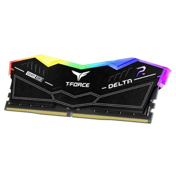 圖片 十銓T-Force Delta 炫光RGB系列 32GB(雙通16GB*2) DDR5-7200/CL34 黑色
