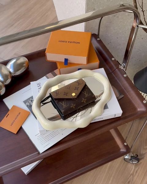 圖片 【LV】VICTORINE 三折短夾老花拼色款 M81557