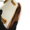 圖片 Gucci 展示品 Marmont 雙G牛皮掀蓋斜背包-22cm(446744-白)