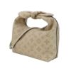 圖片 Louis Vuitton 展示品 Mahina Why Not PM 鏤空雕花小牛皮扭結手提二用包(M20700-灰)