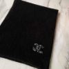 圖片 Chanel 25a黑色毛呢亮片針織圍巾