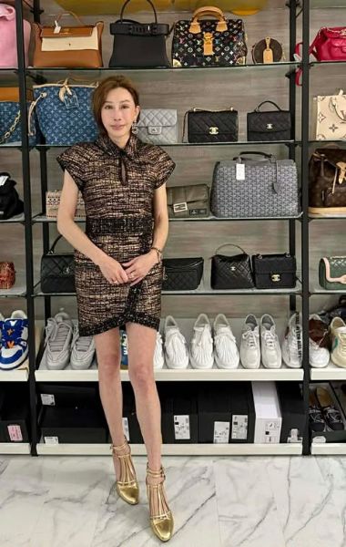 圖片 Chanel 埃及系列旗袍感洋裝