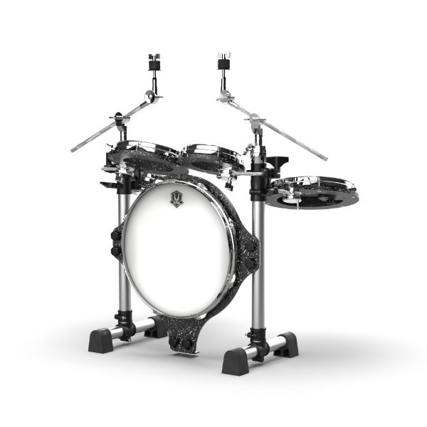 圖片 BUFFALO Roadster系列 RS-516RS 5-Piece 閃銀 旅行 便攜 摺疊 鼓組