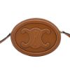 圖片 Celine 展示品 Cuir Triomphe Oval 牛皮斜背手袋(黃褐色)
