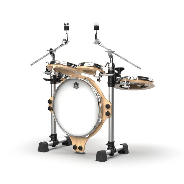 圖片 BUFFALO Roadster系列 RS-516RS 5-Piece 經典原木 旅行 便攜 摺疊 鼓組