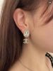 圖片 Chanel 23b 巴洛克珍珠水鑽垂吊耳針