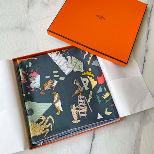 圖片 Hermes 新款”馬術學院”方巾