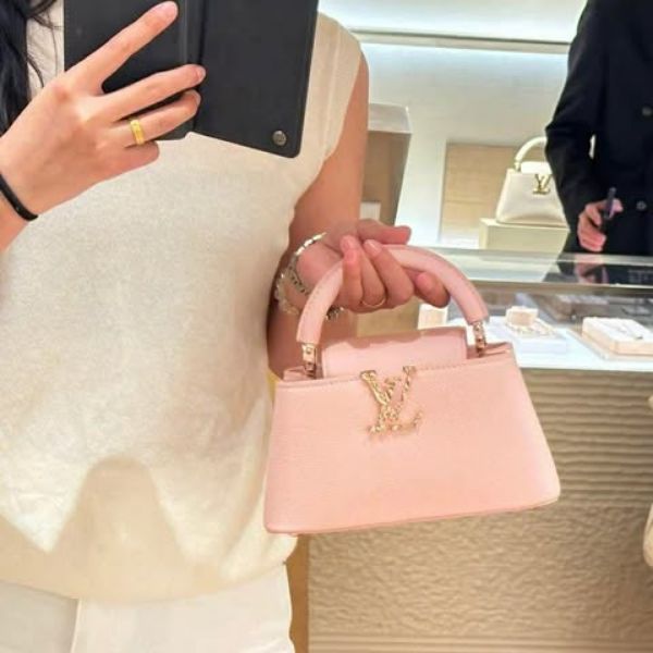 圖片 Lv 櫻花粉cap mini 高端款