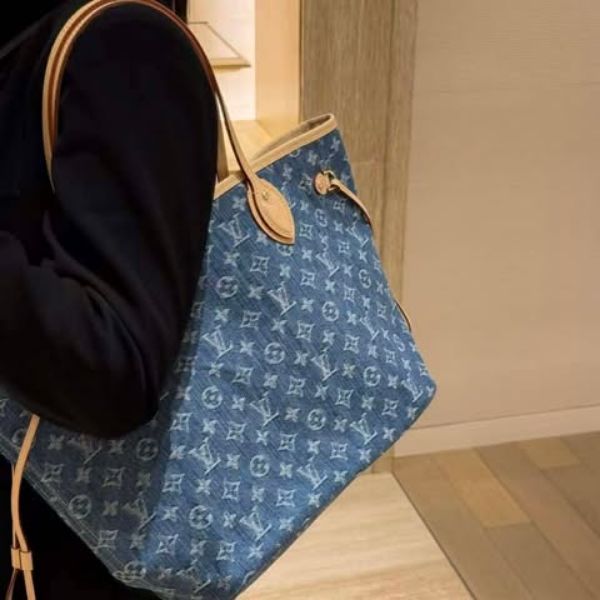 圖片 Lv 老花牛仔neverfull MM