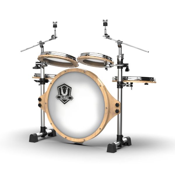 圖片 BUFFALO Roadster系列 RS-522RS 5-Piece 經典原木 旅行 便攜 摺疊 鼓組