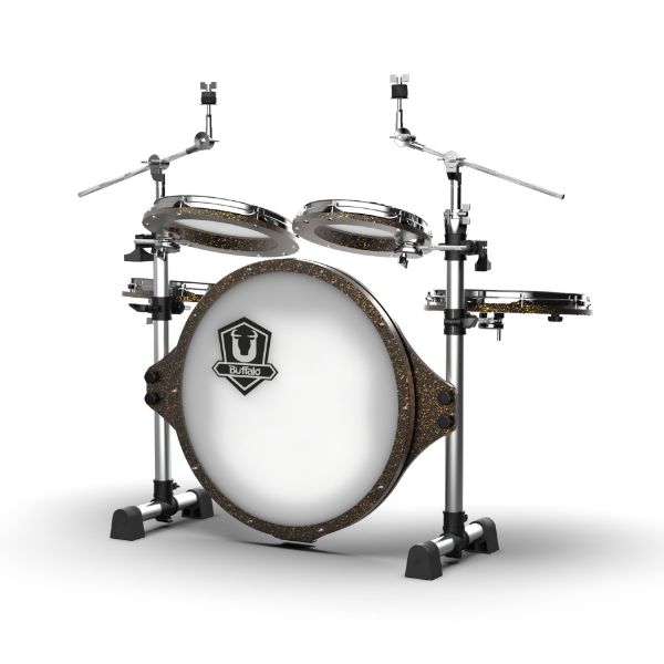 圖片 BUFFALO Roadster系列 RS-522RS 5-Piece 古銅 旅行 便攜 摺疊 鼓組