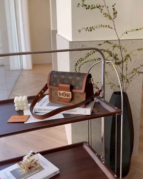圖片 【LV】DAUPHINE 迷你達芙妮 棕色老花 M45959