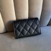 圖片 Chanel黑金荔枝雙面mini短夾