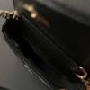 圖片 Chanel 黑金荔枝金屬cf 鏈條小包