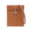 圖片 Hermes 展示品 Glenan To Go Swift牛皮銀釦斜背包(棕)