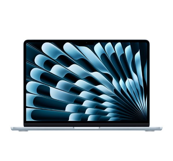 圖片 MacBook Air 13吋 M4 晶片配備 10 核心 CPU與8 核心 GPU-16GB記憶體- 256GB -天藍色