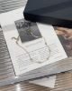 圖片 【CHANEL】小LOGO蛇骨項鍊 金五花